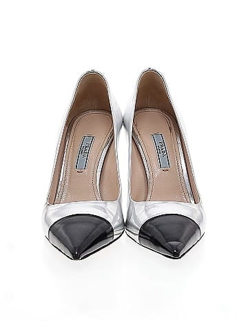 Prada Metallic Leather Pumps 85mm (view 2)