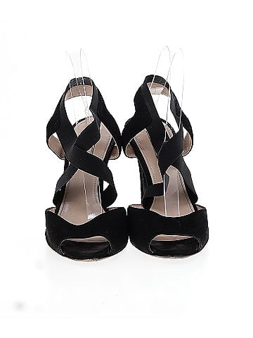 Prada Suede Heeled Sandals (view 2)