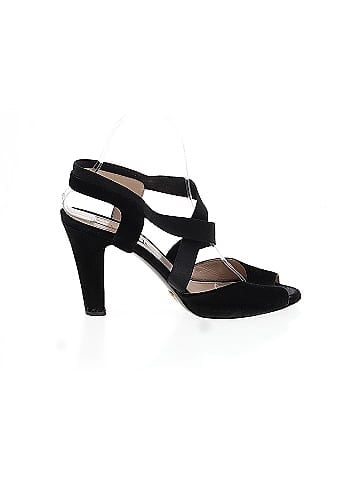 Prada Suede Heeled Sandals (view 1)