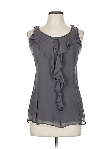 milla Sleeveless Silk Top (view 1)