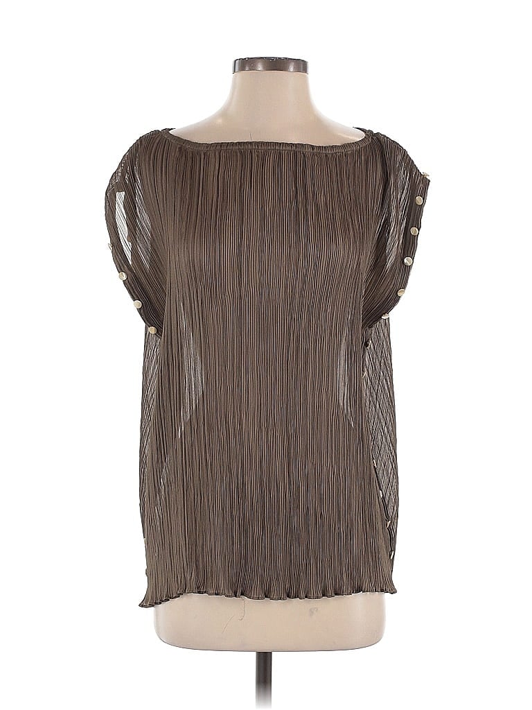 Worth New York 100% Polyester Brown Sleeveless Blouse Size M - photo 1