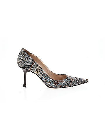 Jimmy Choo Vintage Paisley Print Heels (view 1)
