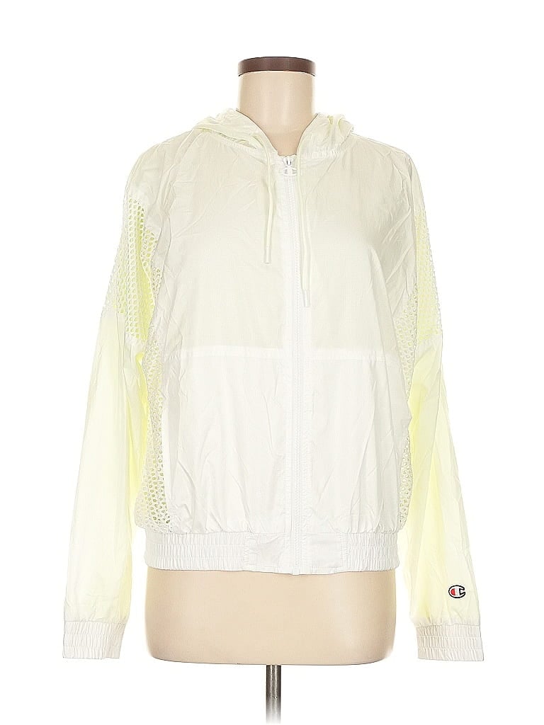 Click to view more detailed imagery on our partner's website Pre-owned Champion Windbreaker Jacket In White