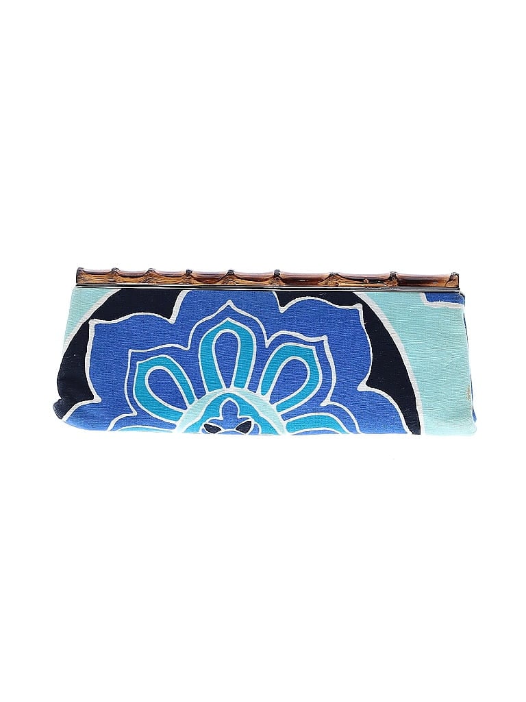 Banana Republic Print Blue Clutch One size - photo 1