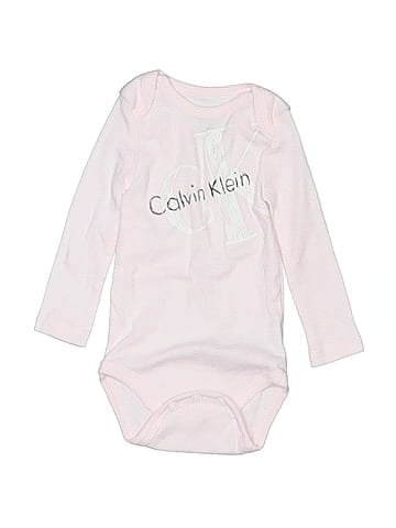 Calvin Klein Long Sleeve Onesie (view 1)