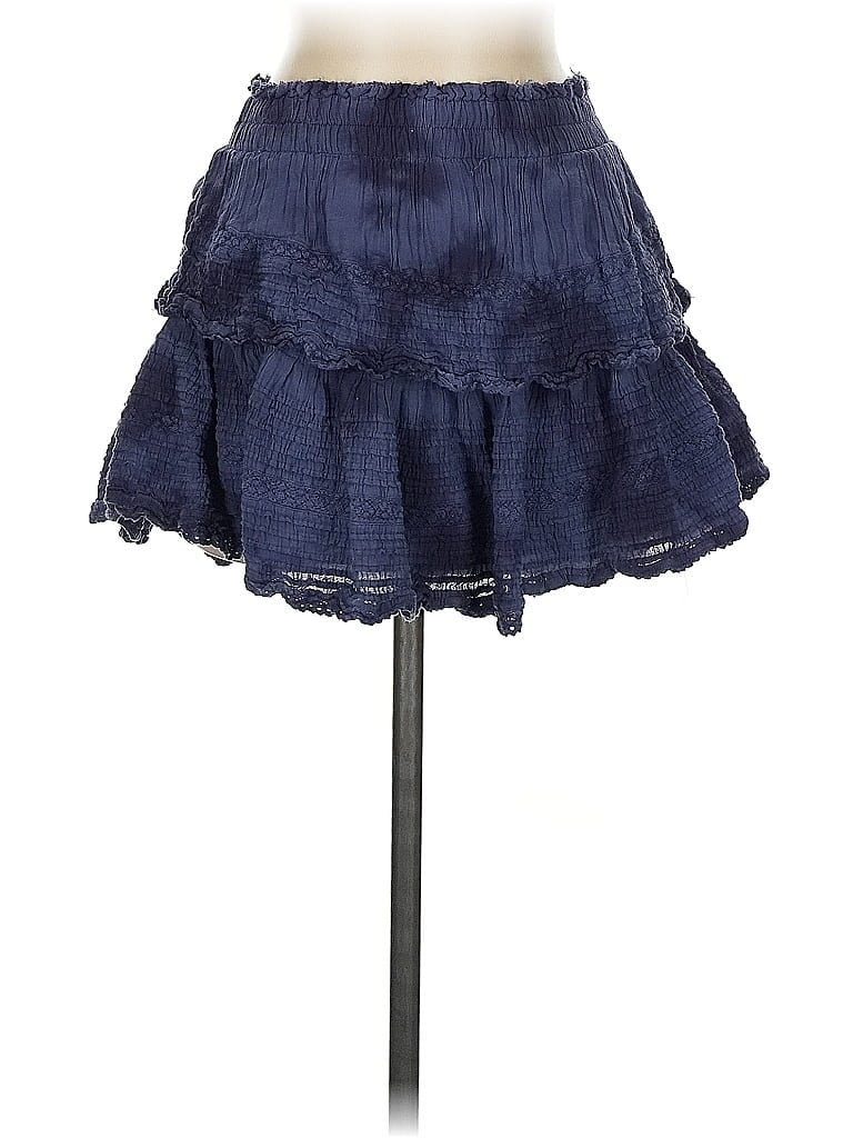 Pre-owned Aerie Denim Skirt In Blue