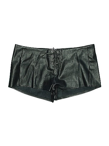 Edikted Faux Leather Shorts (view 1)