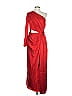 ML Monique Lhuillier 100% Polyester Red Cocktail Dress Size 10 - photo 1