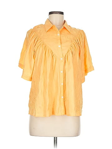 En Creme Short Sleeve Blouse (view 1)