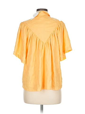 En Creme Short Sleeve Blouse (view 2)
