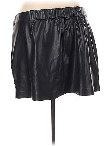 The Drop Faux Leather Skirt (view 2)