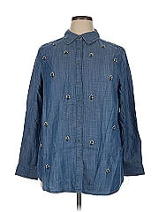 Roaman's Long Sleeve Button Down Shirt