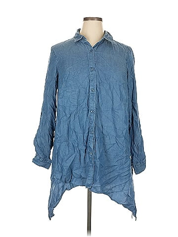 Zac & Rachel 3/4 Sleeve Button-Down Shirt (view 1)