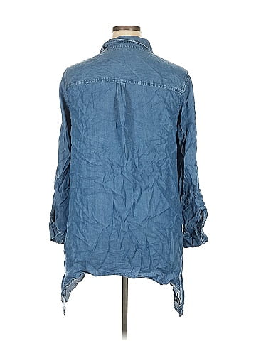 Zac & Rachel 3/4 Sleeve Button-Down Shirt (view 2)