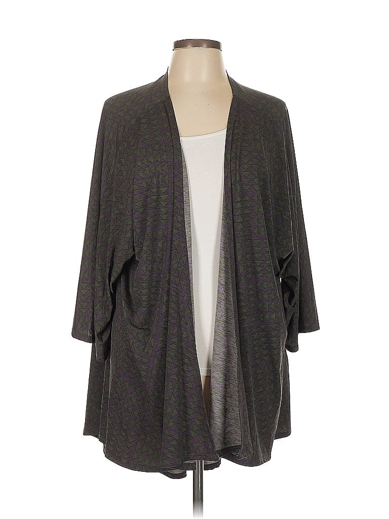 Pre-owned Lularoe Coat In Gray