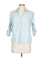 Veronica Beard Jeans 3/4 Sleeve Button Down Shirt