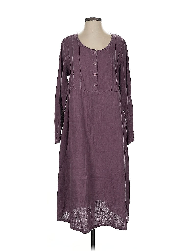 Flax Purple Casual Dress Size 6 (S) - photo 1