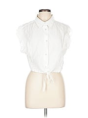 Elan Sleeveless Button Down Shirt