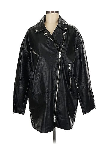By Anthropologie Faux Leather Jacket (view 1)