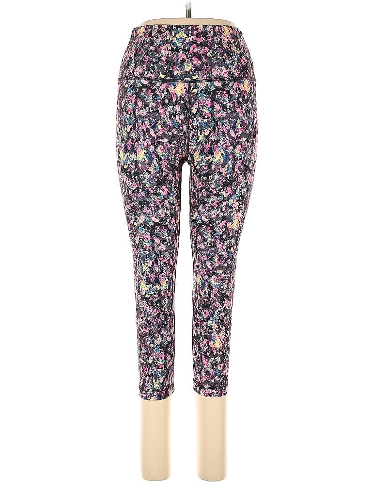 Balance Collection Floral Pink Active Pants Size L - photo 1