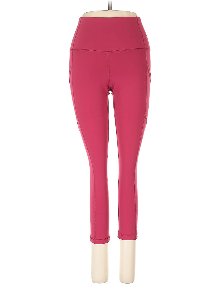 Pre-owned Yogalicious Active Pants In Pink