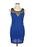 Rhapsody Color Block Blue Cocktail Dress Size XL - photo 1