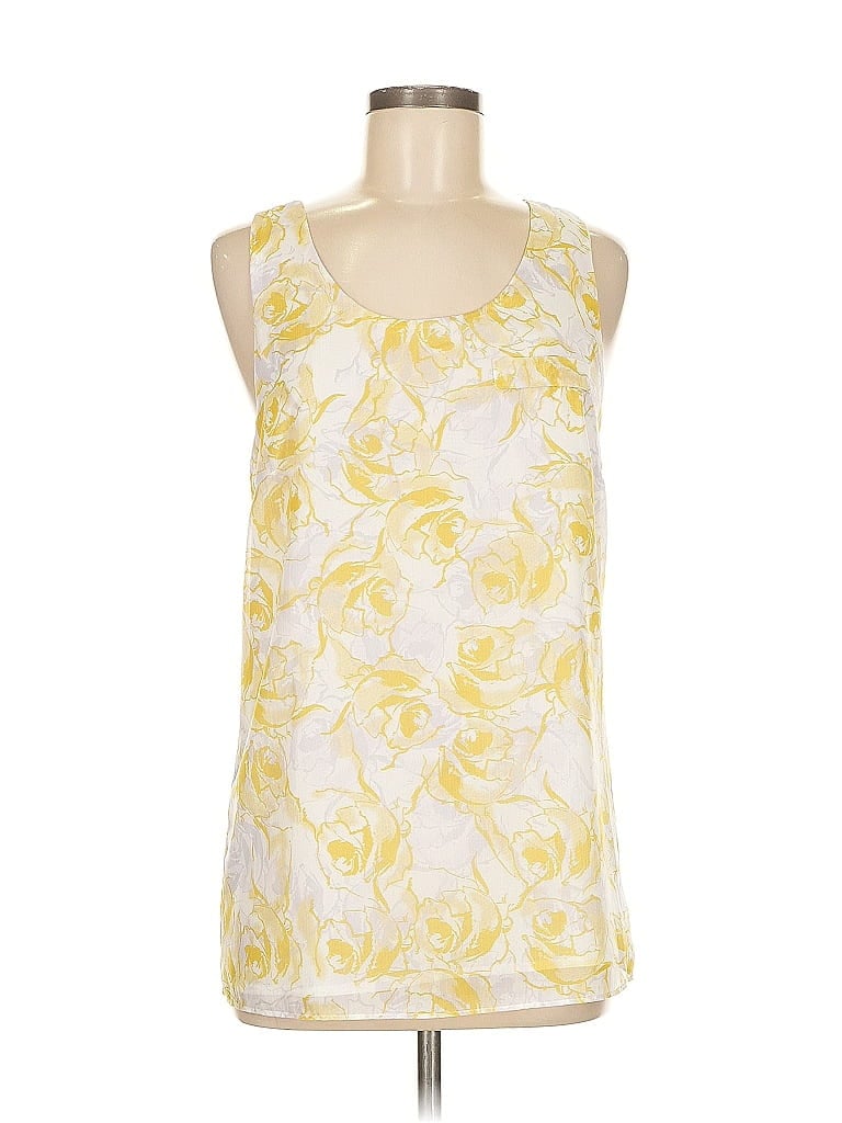 Pre-owned The Limited Sleeveless Blouse In Yellow