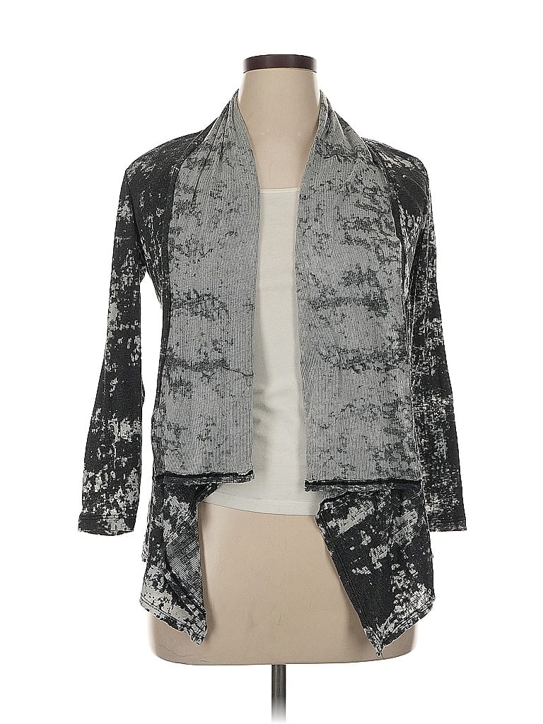 Pre-owned Vintage Havana Cardigan Sweater In Gray