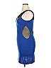 Rhapsody Color Block Blue Cocktail Dress Size XL - photo 5