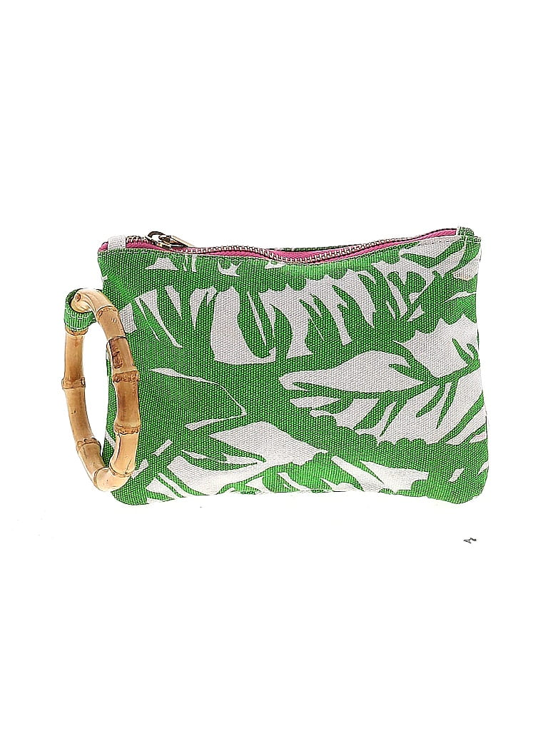 Lilly Pulitzer 100% Cotton Tropical Green Wristlet One size - photo 1