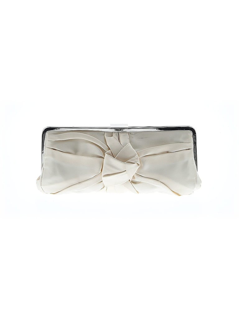 J.Crew Silver Ivory Clutch One size - photo 1