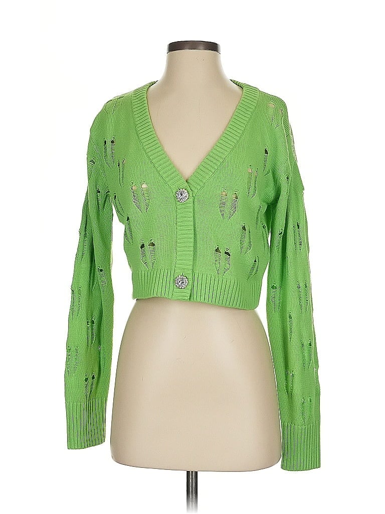 Kendall & Kylie Cardigan Sweater In Animal Print