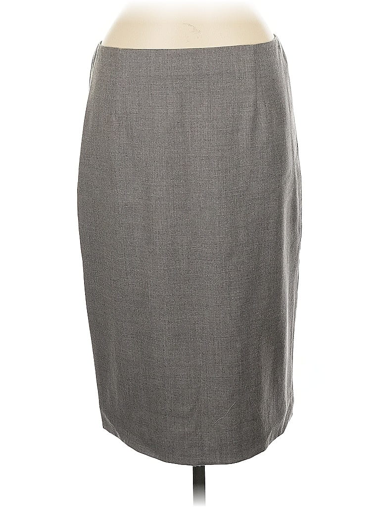 Click to view more detailed imagery on our partner's website Pre-owned Carlisle Wool Skirt In Gray