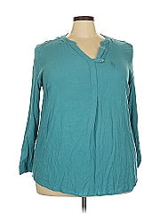 Woman Within Long Sleeve Blouse