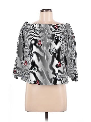 Zara Basic 3/4 Sleeve Blouse (view 1)