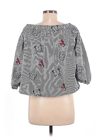 Zara Basic 3/4 Sleeve Blouse (view 2)