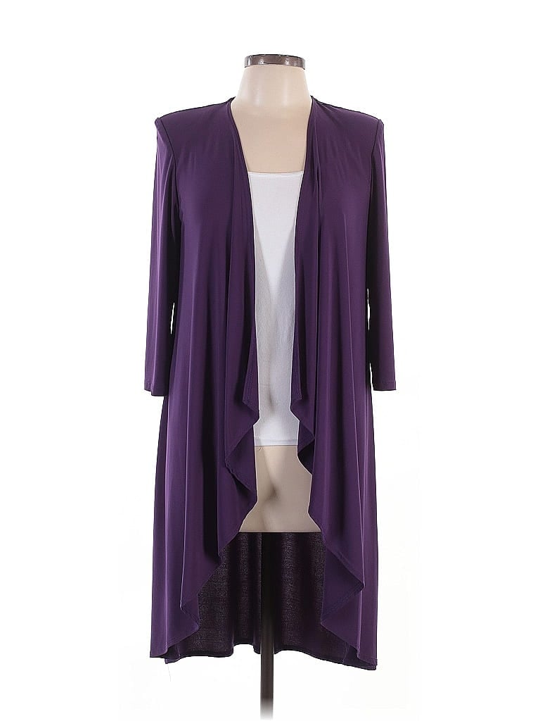 R&M Richards Purple Cardigan Size 10 - photo 1