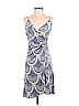 Mara Hoffman 100% Silk Paisley Blue Cocktail Dress Size S - photo 1