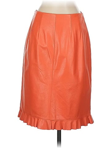 Teri Jon by Rickie Freeman Faux Leather Skirt (view 2)
