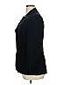 Doncaster Collection 100% Silk Black Silk Blazer Size 14 - photo 5