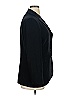 Doncaster Collection 100% Silk Black Silk Blazer Size 14 - photo 4