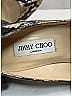 Jimmy Choo Animal Print Ivory Gold Leather Snake Embossed Pumps Size EU 39 - photo 6