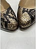 Jimmy Choo Animal Print Ivory Gold Leather Snake Embossed Pumps Size EU 39 - photo 4