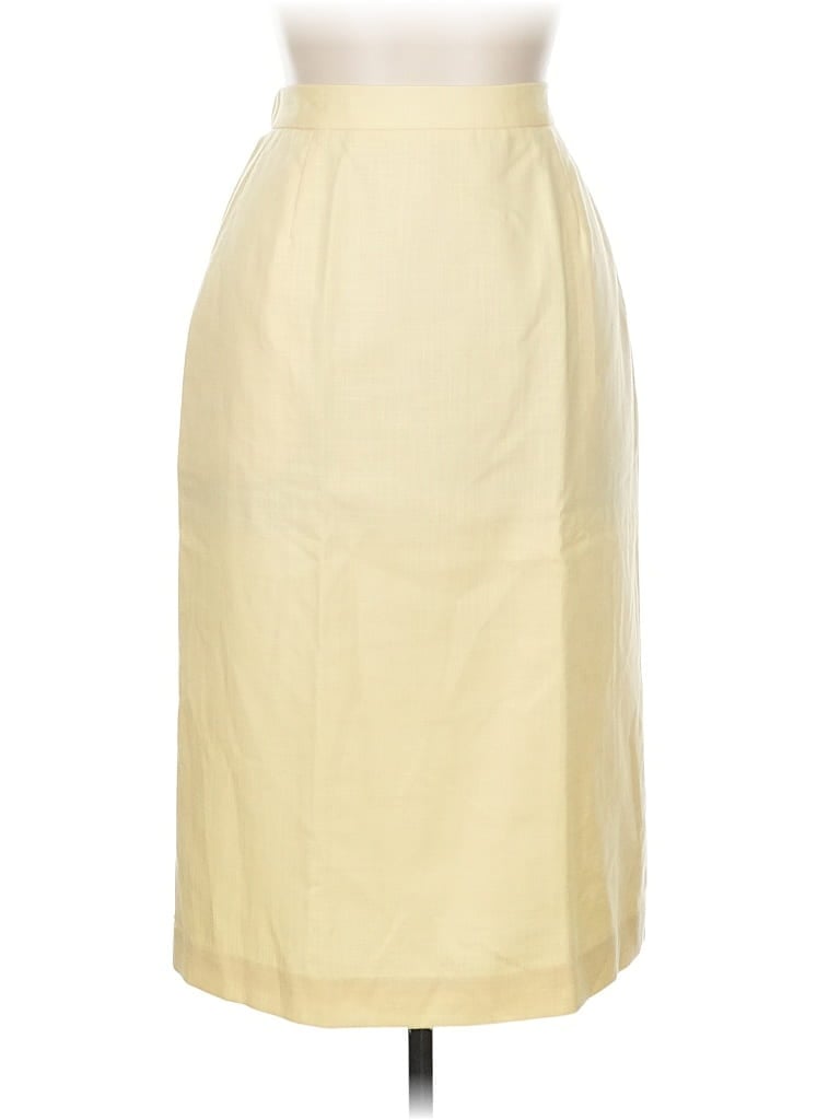 Pre-owned Koret Formal Skirt In White