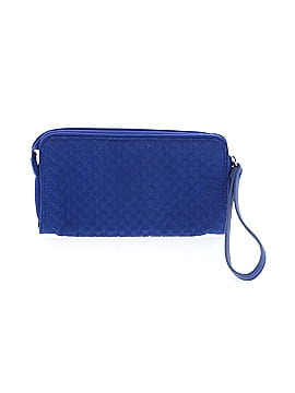 Vera Bradley Gage Blue RFID Front Zip Wristlet