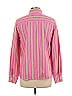 Foxcroft Chevron-herringbone Stripes Pink Long Sleeve Button-Down Shirt Size 12 - photo 2