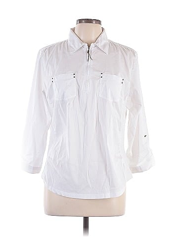 Cathy 3/4 Sleeve Button-Down Shirt (view 1)