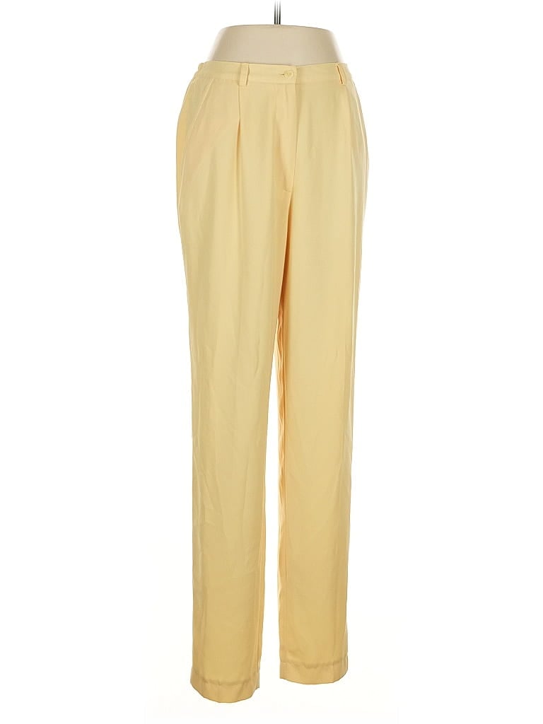 Pre-owned Classic Casual Pants In Yellow