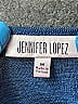 Jennifer Lopez Blue Sleeveless T-Shirt Size M - photo 3