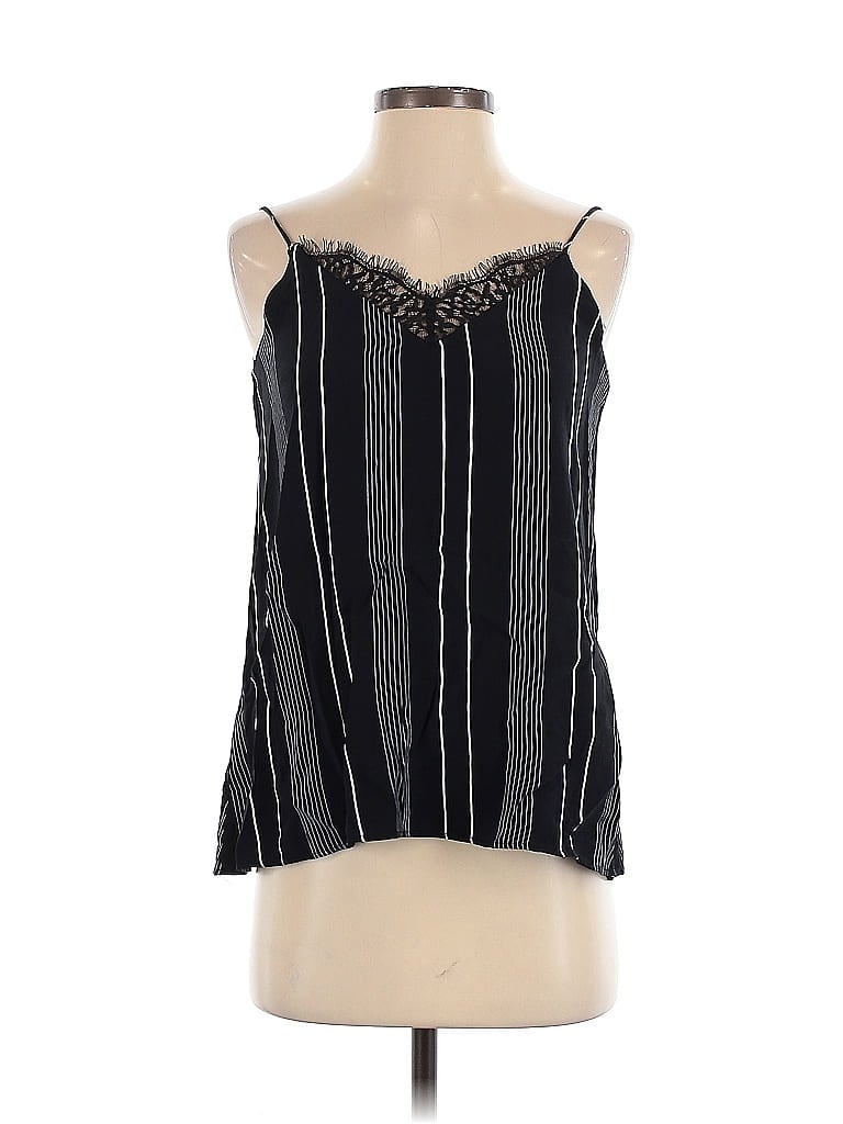 Pre-owned Mng Sleeveless Blouse In Black